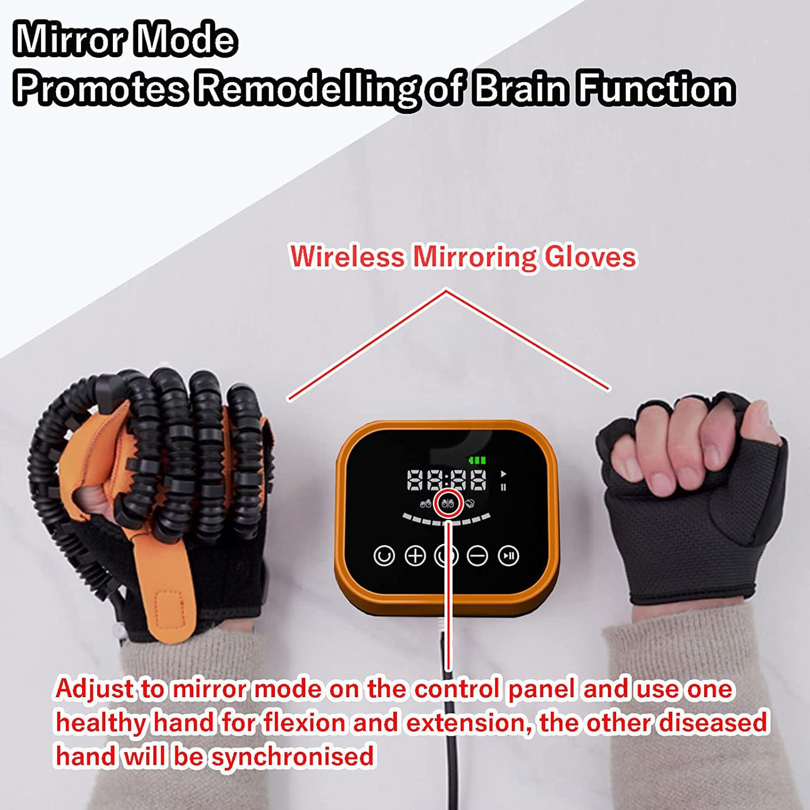 Guantes de robot de rehabilitación para rehabilitación de dedos, ortesis para pacientes con hemiplejia y artritis
