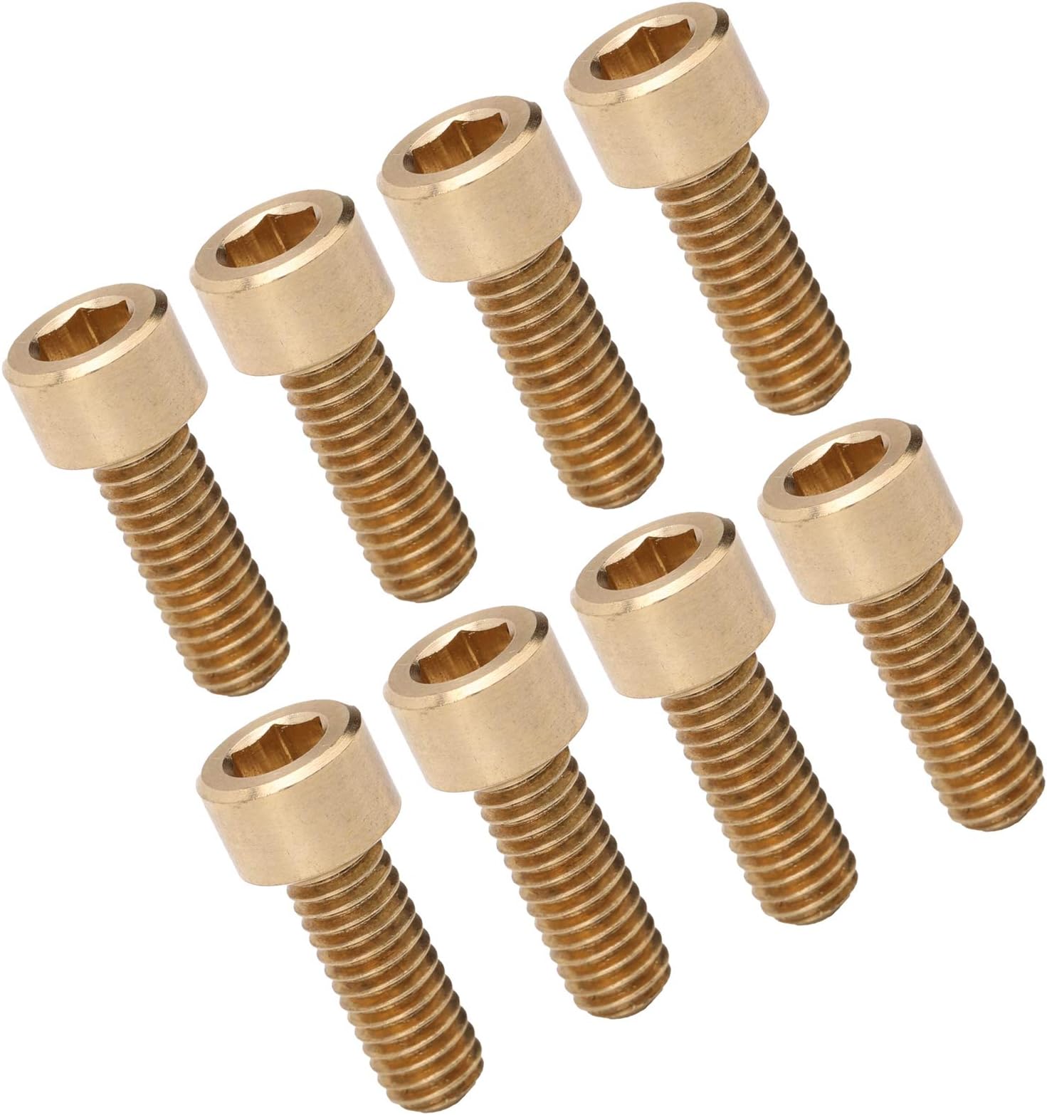 Hex Screws, Socket Head Screws 50Pcs Cap Hex Socket Screw Copper Fastener Hardware Tools M6 Screw Industrial Supplies M6 (M6*16mm)