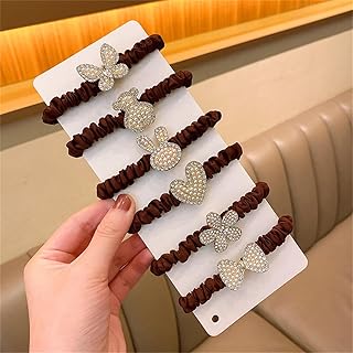 6個セット ヘアゴム 髪ゴム 髪飾り シュシュ 女性 おしゃれ ヘアアクセサリー ファッション シンプル トレンド 小物 シンプル かわいい ゴムレディース 大人 通勤 日常 オフィス ギフト(C-6個セット)