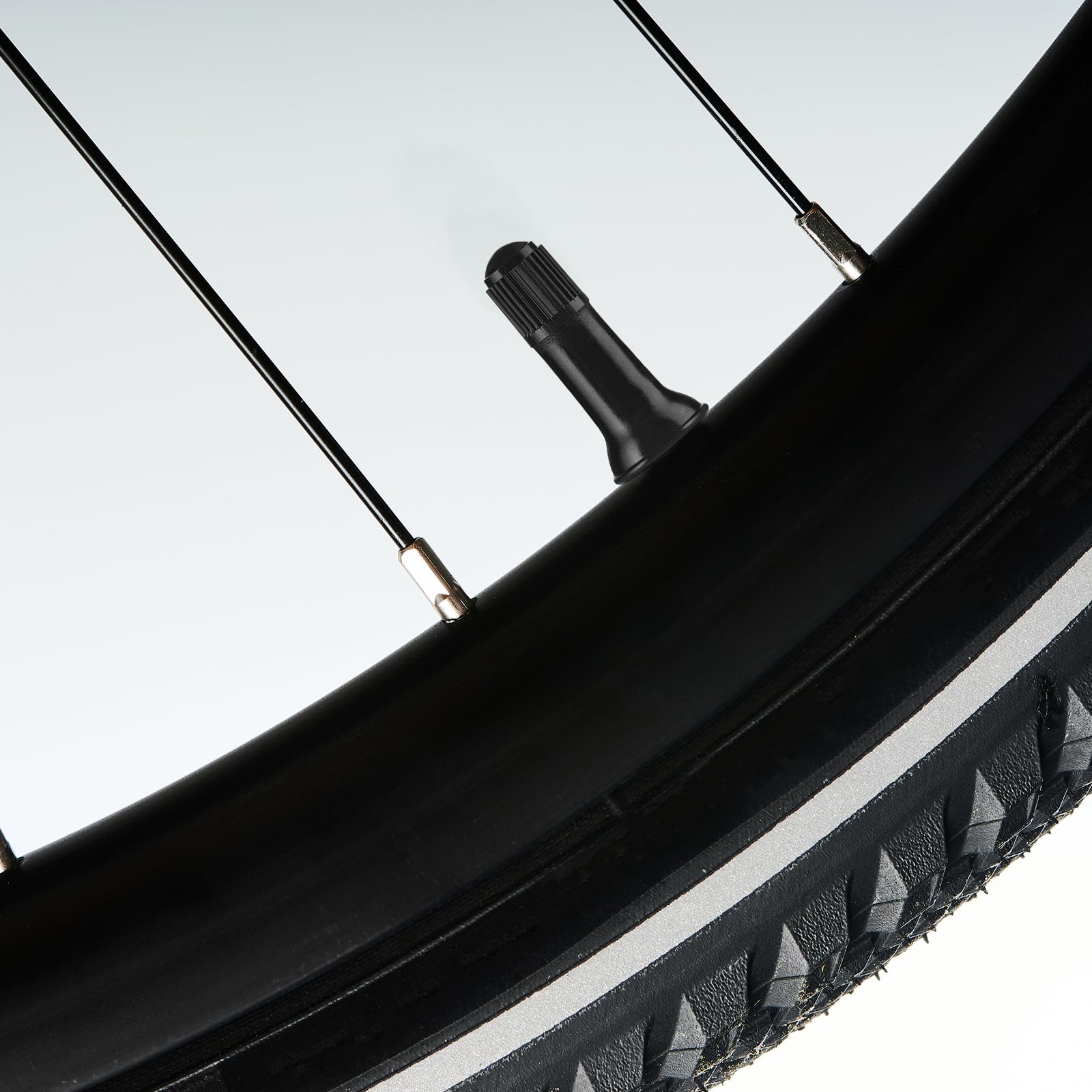 CONNECTION 30 Stück TR414 Autoreifen Ventil und 60 Ventilkerne Snap-in Gummiventile Reifenventile Pkw Autoventil Felgenventile Tubeless Ventileinsatz für Motorräder Auto Fahrräder Geländefahrzeuge