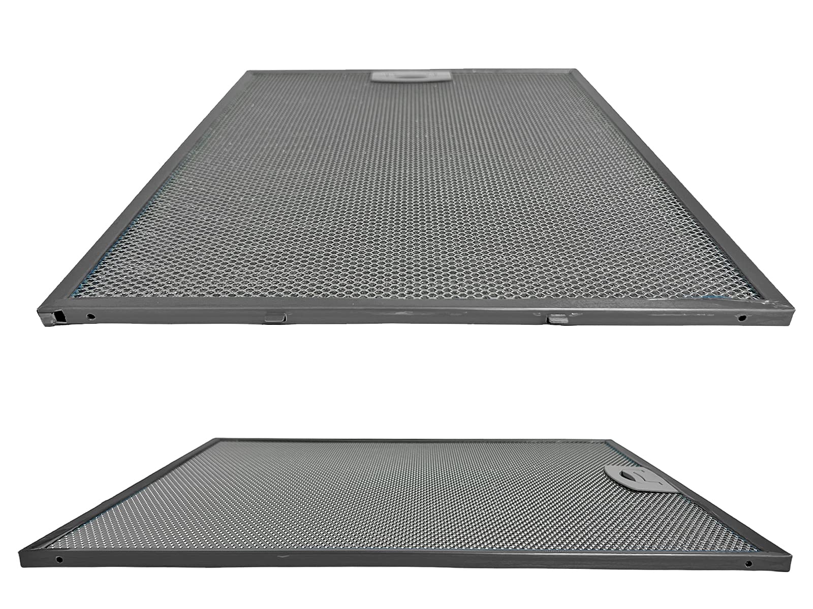 eRicambi, Filtro Metallico per Cappa Compatibile con Tecnowind Amica, Dimensioni 257x318 (mm), High Performance Filter, Pratica Maniglia di Sgancio a Innesti Rinforzati
