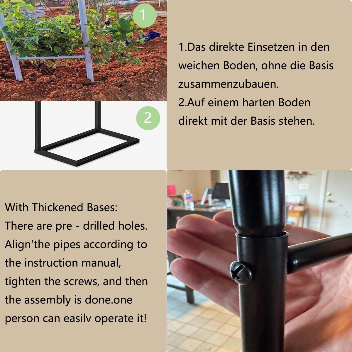 Metalowy łuk ogrodowy, pergola kratowa, do roślin pnących i różanych winorośli, dekoracja ślubna na zewnątrz, rama altany z podstawą 80 cm do 280 cm regulowana wysokość (zielona, 80 cm szer. x 200 cm)