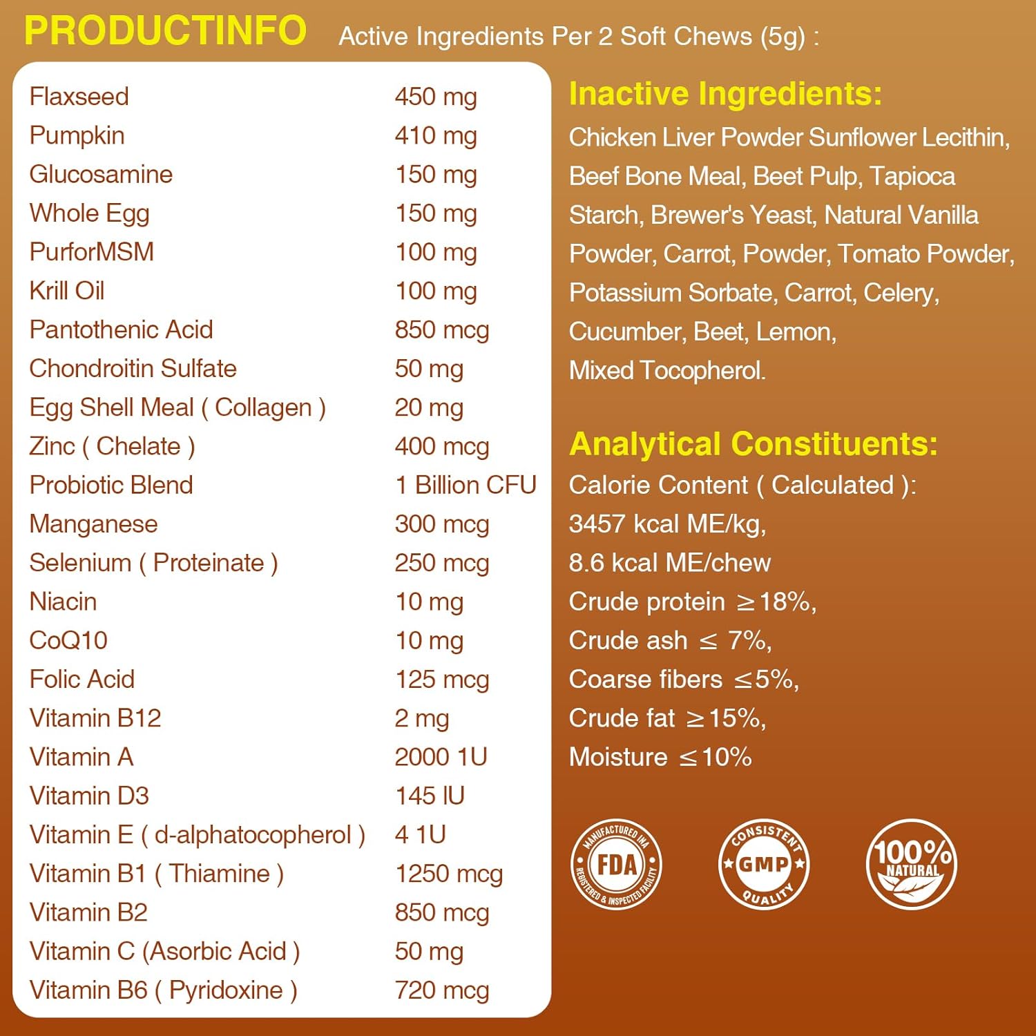 Multivitamin for Dogs - All-in-One Daily Supplement | Supports Joint, Heart, Skin, Digestion, Immune System & Liver Health (120 Chews Chicken)