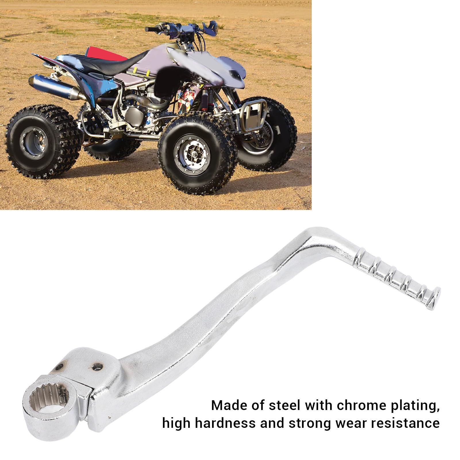 Caltric ATV Chain Red Drive Chain For Honda TRX450R Sportrax 450 2X4 ( 2004-2012) - 520-120 Size, 122 Links Honda Trx450er Parts - Foto 4