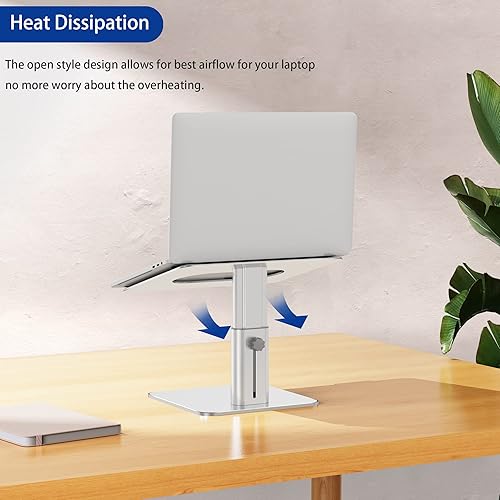 Miniatura 9 de BESIGN LSX6N - Soporte elevador ergonómico ajustable para laptop, soporte para computadora compatible con Air, Pro, Dell, HP, Lenovo More 10-15.6",