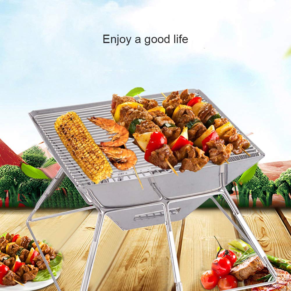 Uten Opvouwbare Smoker Barbecue - Houtskoolbarbecues - XL - Camping