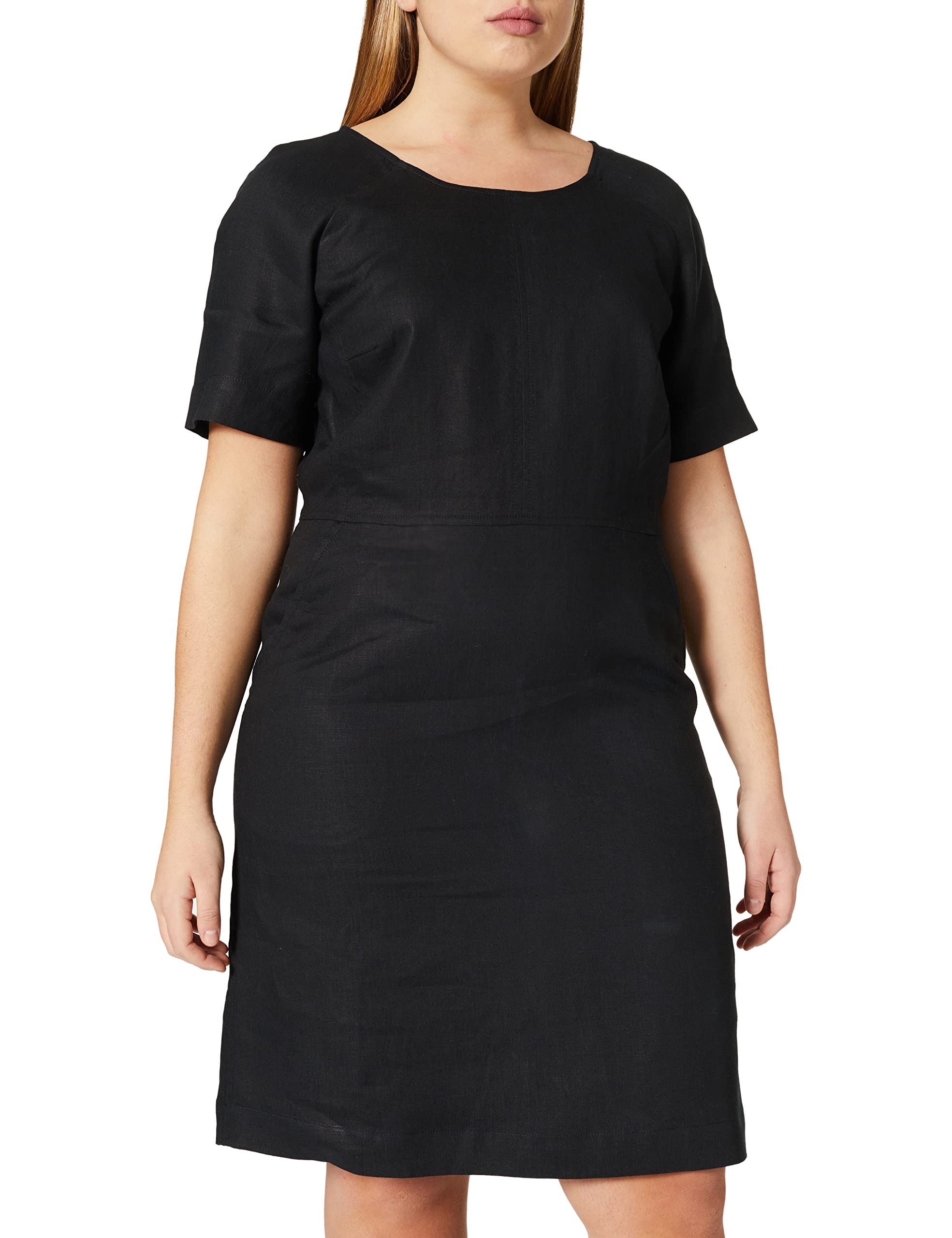 knee length dresses for ladies Linen Midi Dress main image 0