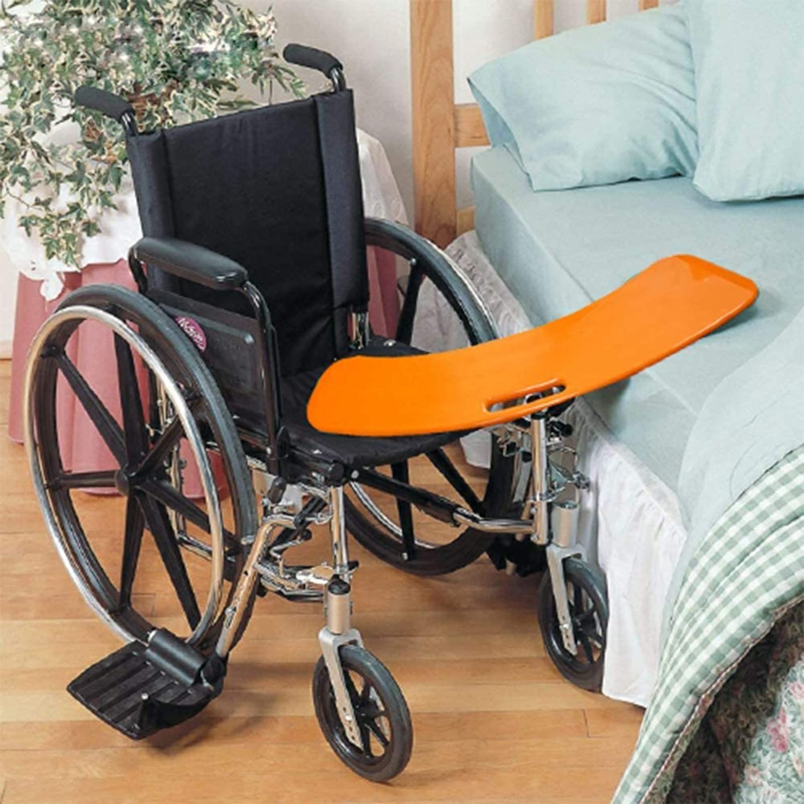 Tavola di trasferimento per vetrini, tavola di trasferimento Curva con Maniglie Dispositivo di Assistenza allo Scorrimento del paziente, per utenti Anziani su Sedia a rotelle per Auto da Letto
