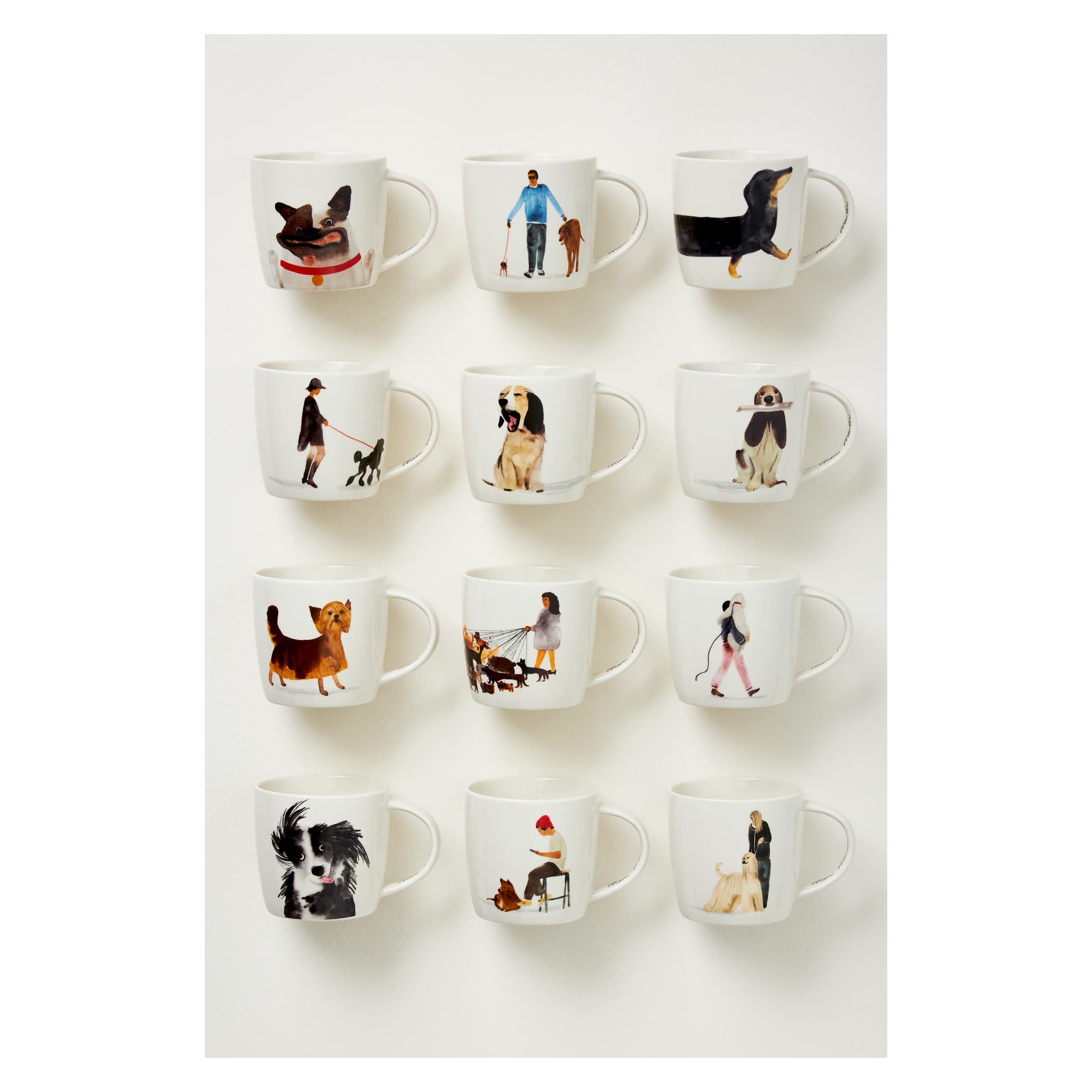 Maxwell & Williams Tazza Da Caffè Best Furry Friends 400 Ml: Tazza In Porcellana Con Motivo Cane, Regalo In Confezione