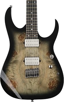 Ibanez IRG1121PB Premium Electric Guitar Charcoal Black Burst