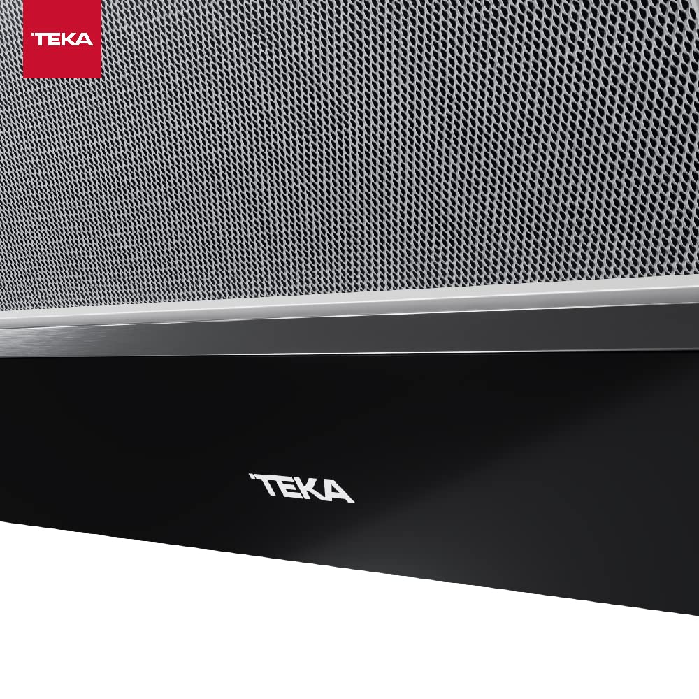 TEKA Campana Extractora de Pared 70 cm, Motor Doble EcoPower, Aspiración Perimetral, 3+1 Velocidades Fresh Air Aspiración 98m3 Ruido 61dB 2 LED DVT 78660 TBS