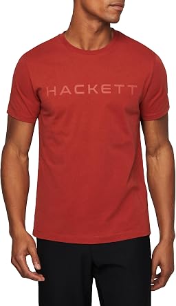 Hackett Bisiklet Yaka T-Shirt, S, 5003174379, Turuncu, Erkek
