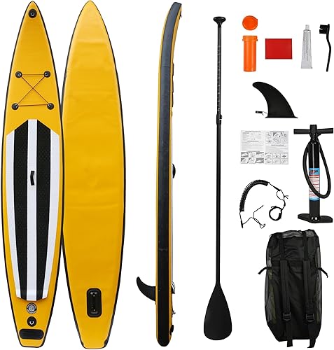 Miniatura 15 de Inflatable Paddle Boards with Non-Slip Deck, Ultra-Light Stand Up Paddle Board Surf Board with Accessories & Carry Bag, Wide Stable Design for