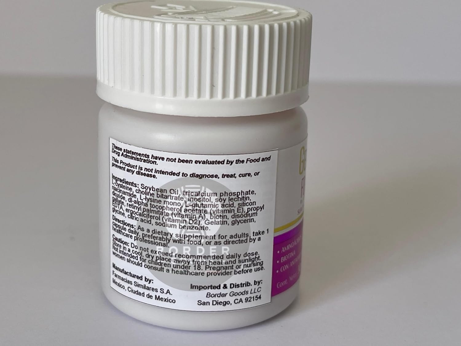 Gelasimi Forte – 60 Capsules | Biotin, Antioxidants & Amino Acids | Dietary Supplement | 2 Pack