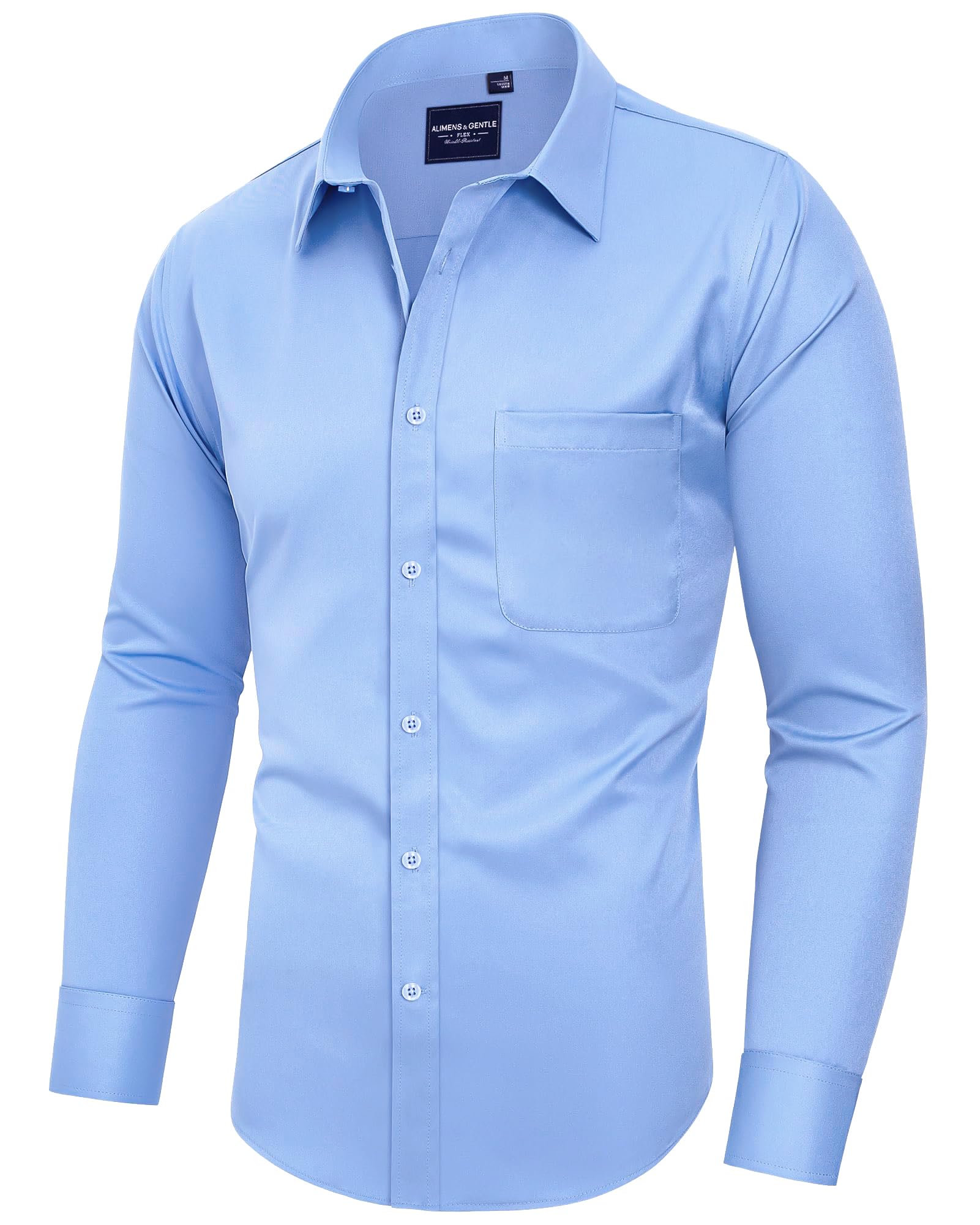 Alimens & Gentle mens Casual Button Down Shirt
