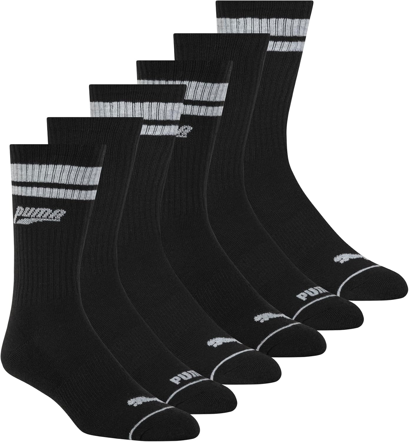 PUMA Men's Crew Socks (6-Pack)