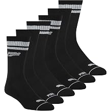 PUMA Mens Crew Socks 6-Pack