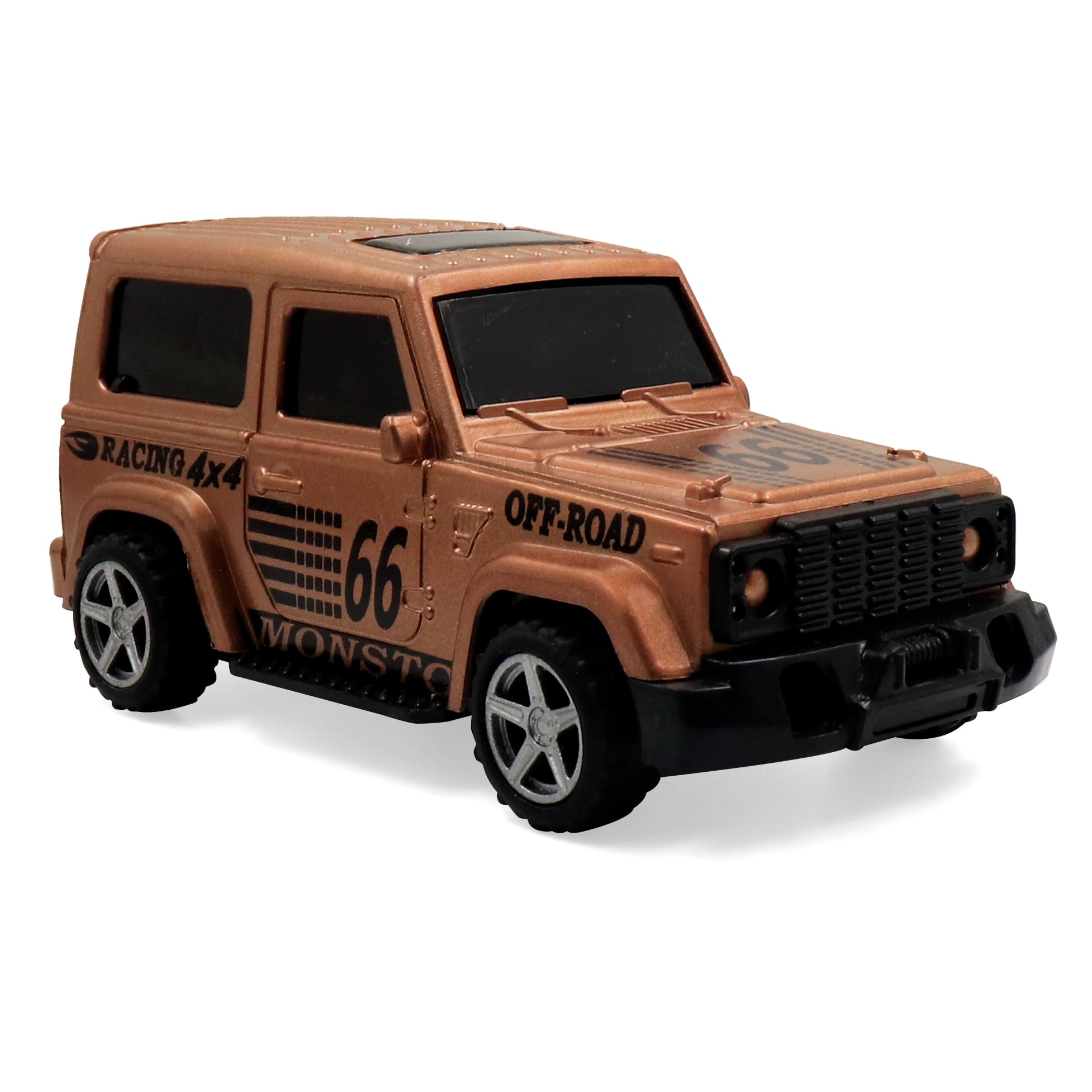 Monsto Friction Powered Monster Truck, Cars Toys, 360 Degree Stunt Cars Push go Truck for Toddlers Kids Gift | Metallic Brown | M2-002 (B0CFVDG56G) Amazon Price History, Amazon Price Tracker