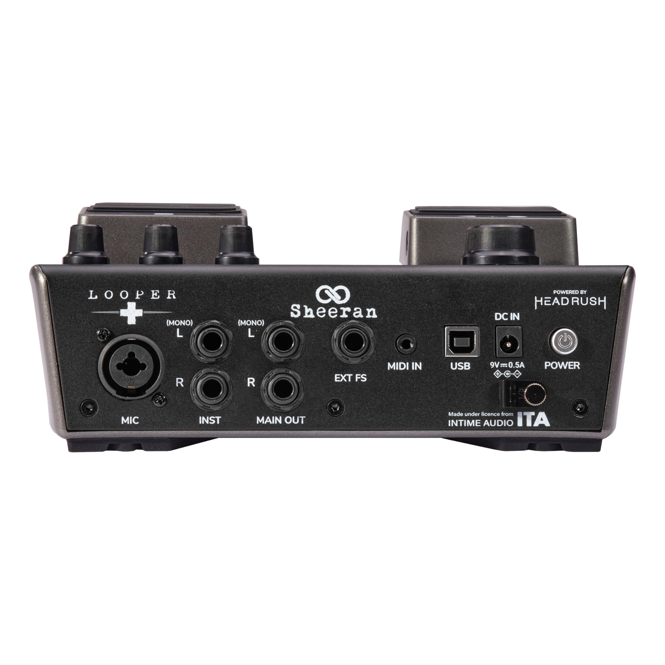 SHEERAN LOOPER + Dual Track Pedal für Gitarre, Bass, Keyboard, Vocals und Mehr, mit 128 Loops Speicher, 4 Looping Modi, LED-Display und Audiointerface