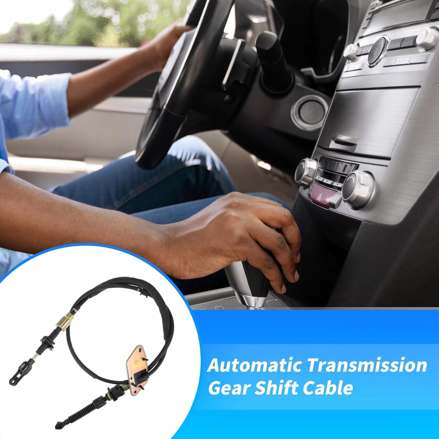 Gearshift Cable Compatible With Mazda 6 2.3L L4 3.0L V6 2006 2007 2008 Car Automatic Transmission Gear Shifter Selector Control Cable GN3B46500C