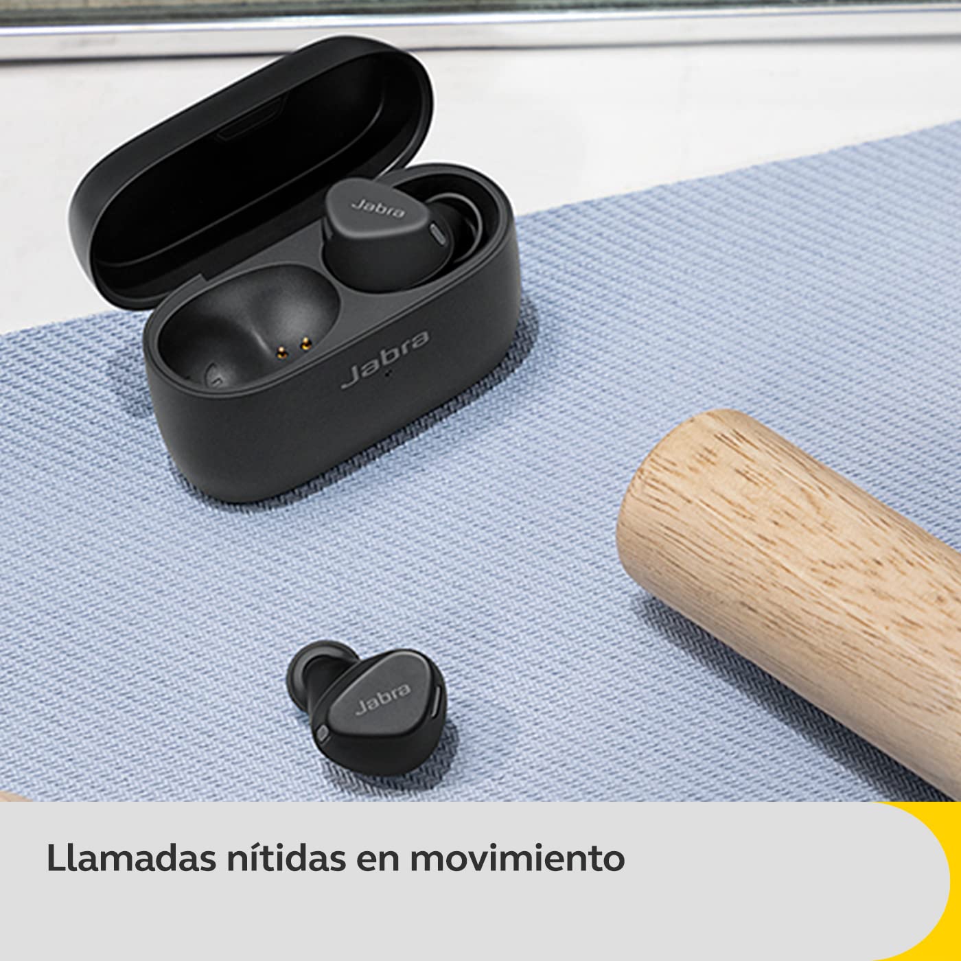 Jabra Elite 3 Active Auriculares Intraurales - Ajuste Deportivo, Cancelación Activa de Ruido (ANC) - Intrauriculares Bluetooth Inalámbricos Resistentes al Agua - Spotify Tap y Google Fast Pair - Negro