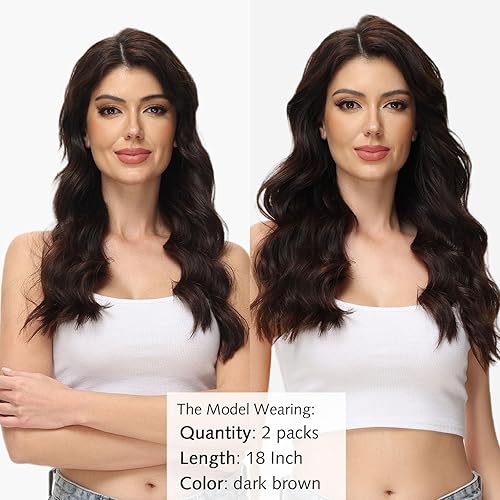 Miniatura 6 de Rosebud - Extensiones de cabello humano con cinta adhesiva REMY, extensiones de cabello de trama de piel seguras sin costuras, 1.41 ozpaquete, 20