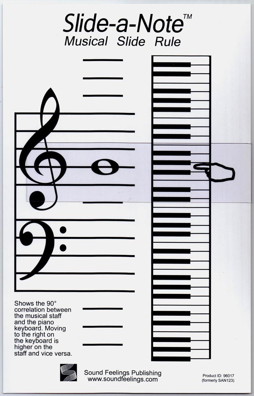 Slide-a-Note Musical Slide Rule