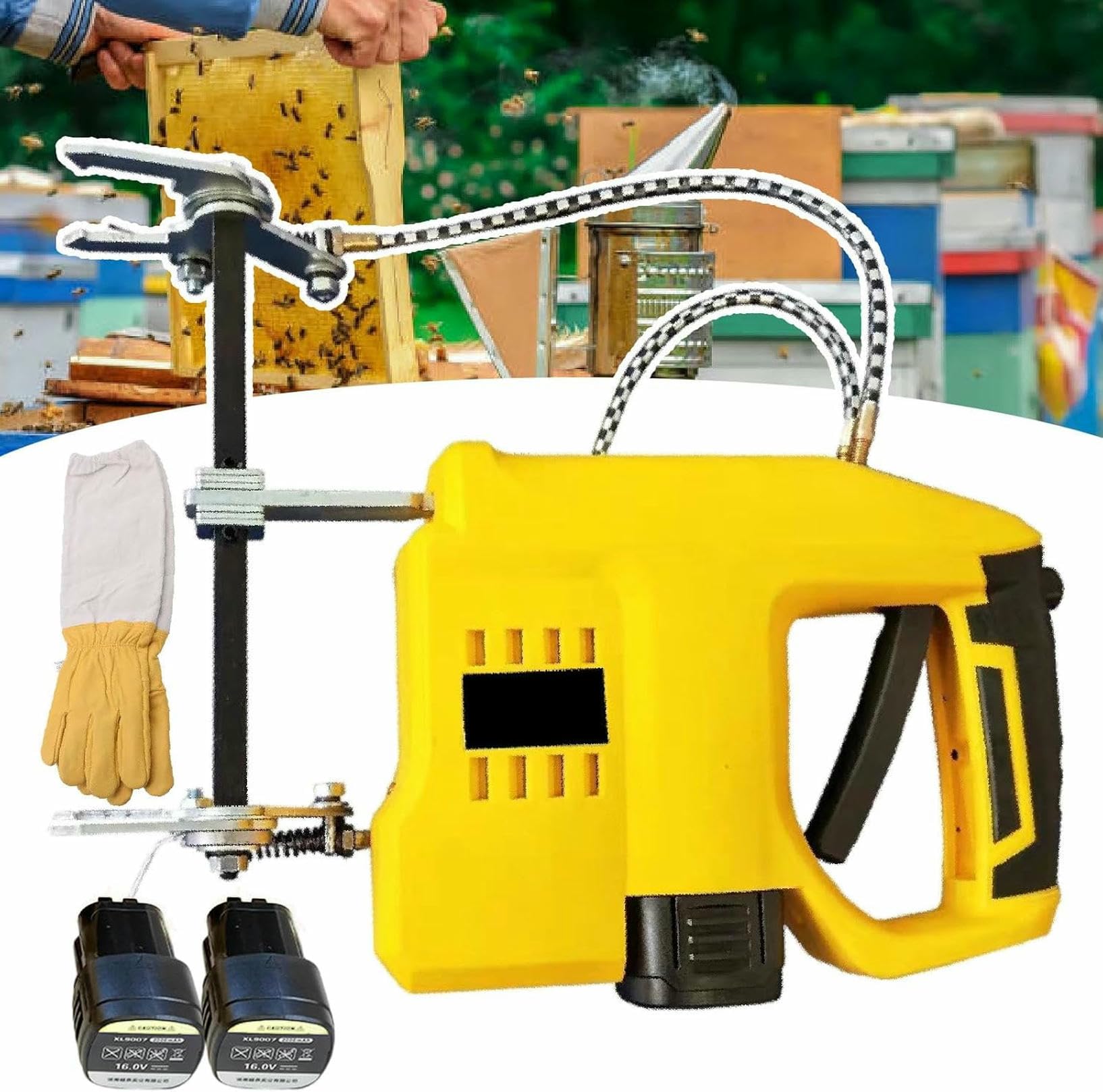 Herramientas Eléctricas De Apicultura De La Colmena/máquina De Agitación De Abejas Portátiles, Máquina De Agitación De Agitación Automática De Abejas para La Granja De Abejas Domésticas