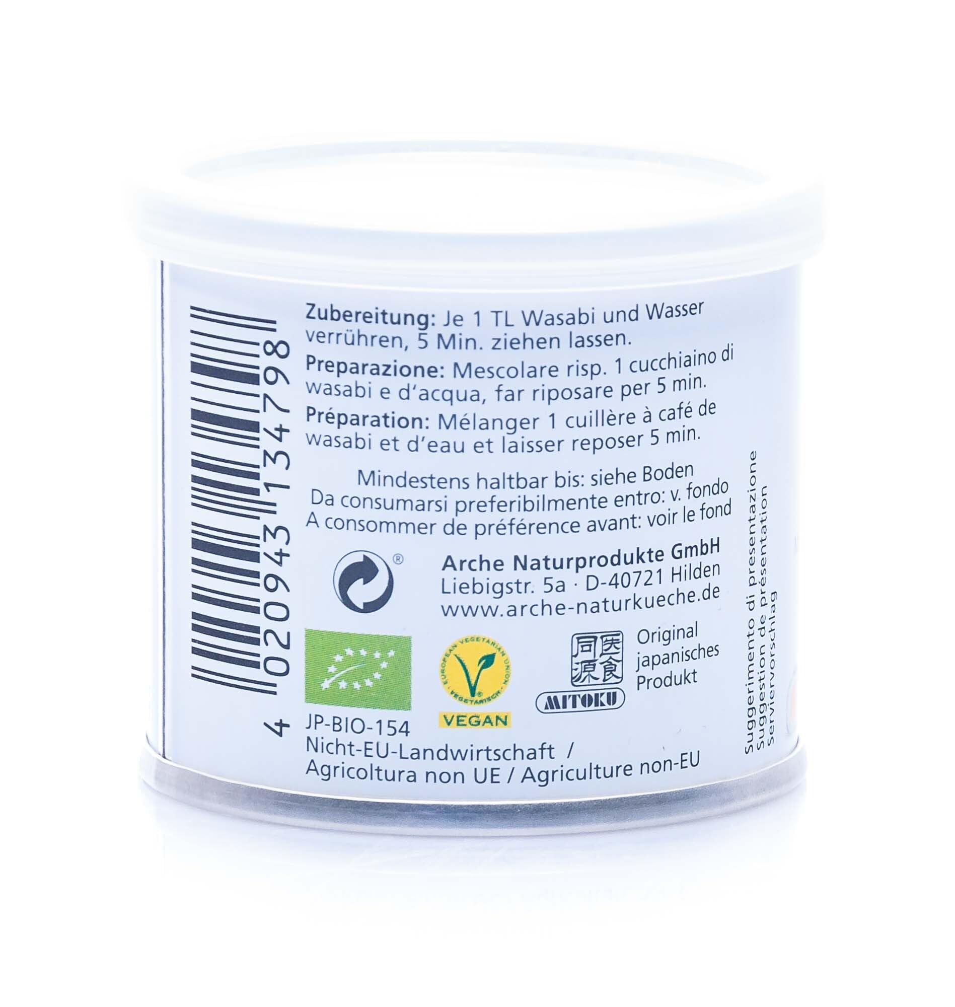 Arche Wasabi organique (25 g)