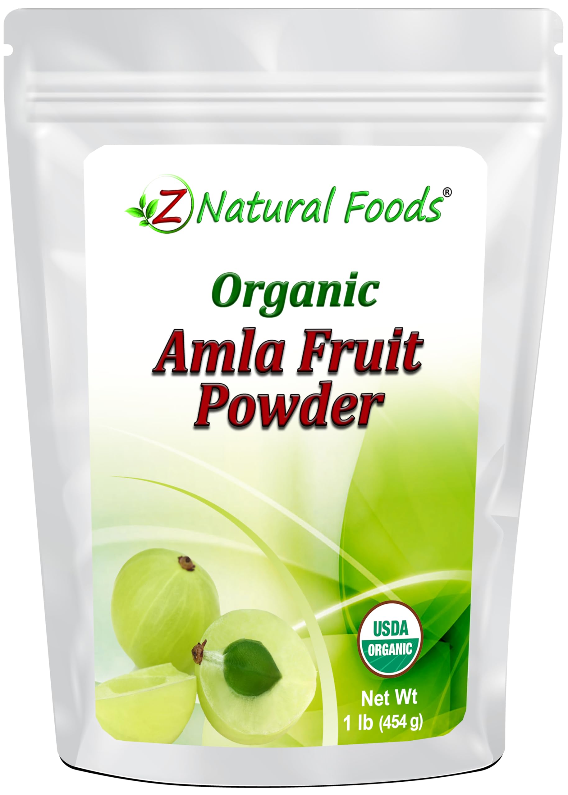 Z Natural Foods Organic Amla Fruit Powder - Amalaki Indian Gooseberry, 1 lb