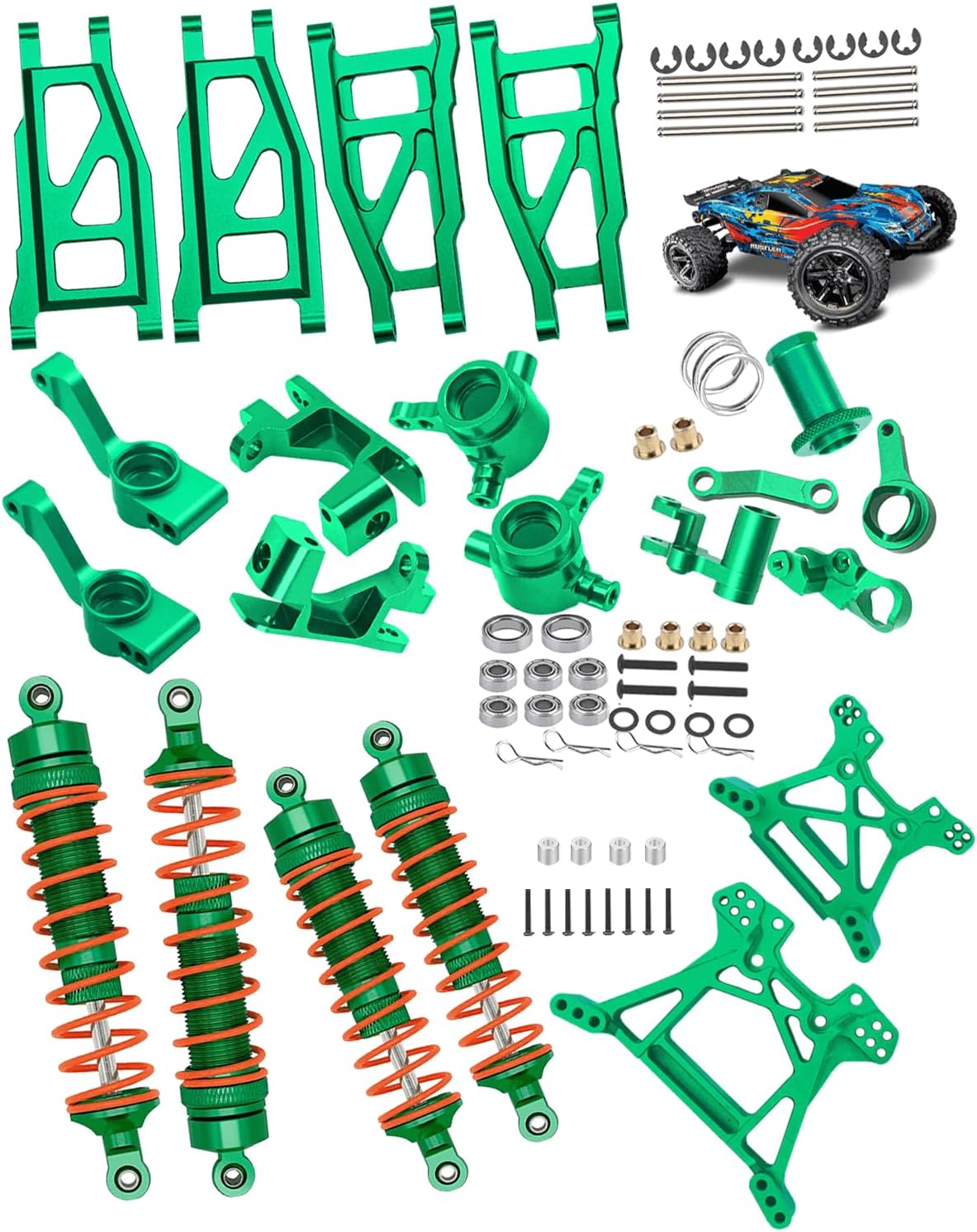 Rcarmumb RC Upgrades Part for 1/10 Rustler 4x4,Rustler 4x4