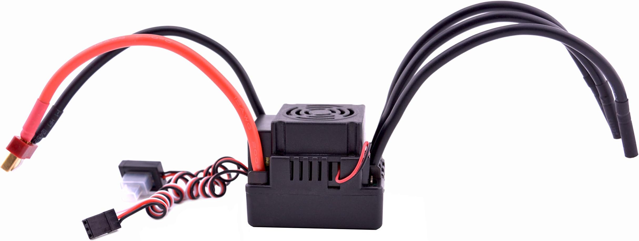 RC 80A Brushless ESC 2-3S Waterproof Electric Speed Controller for 1/8 RC Car Truck