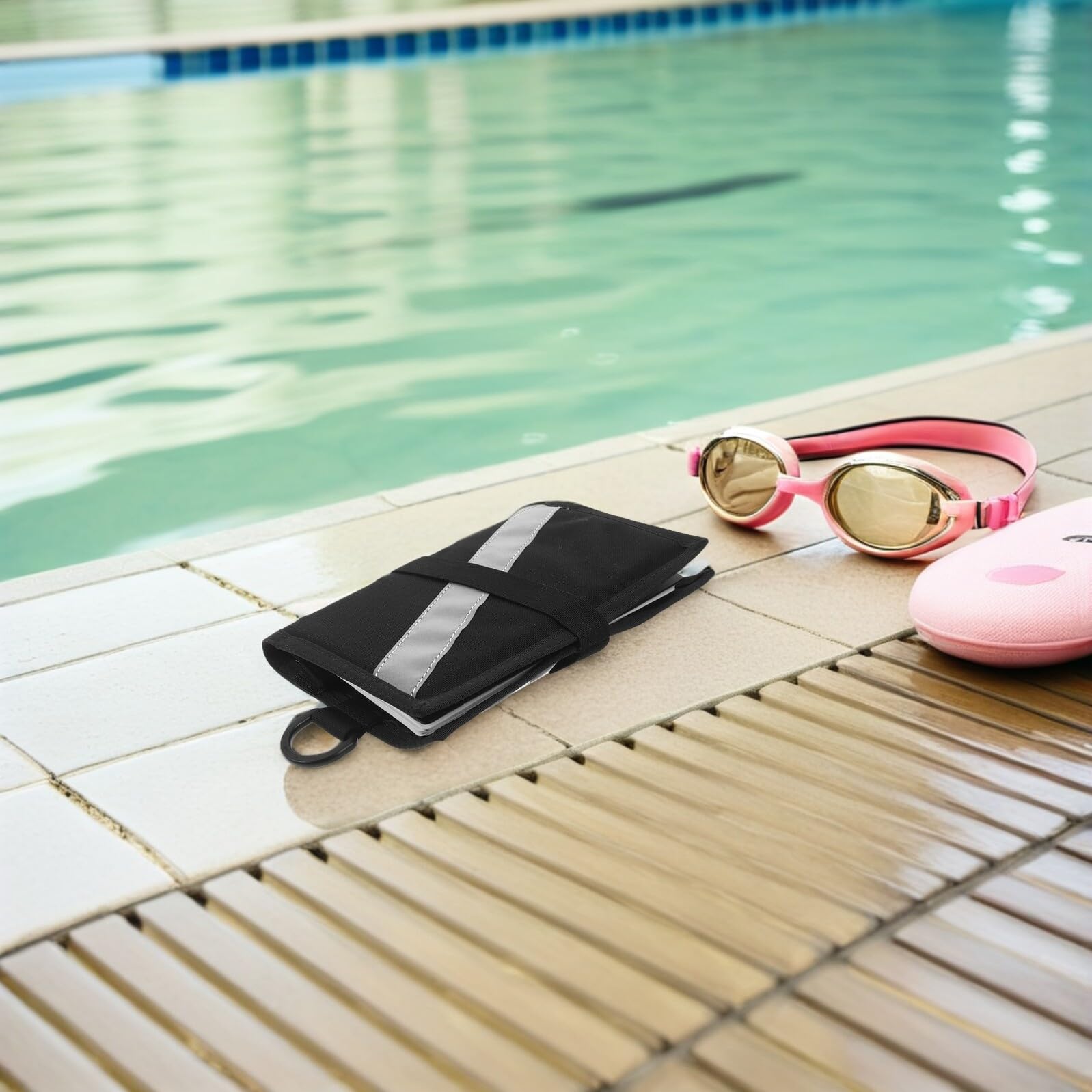 Carnet de Plongée Étanche Rechargeable, Compact, Papier Imperméable Noir