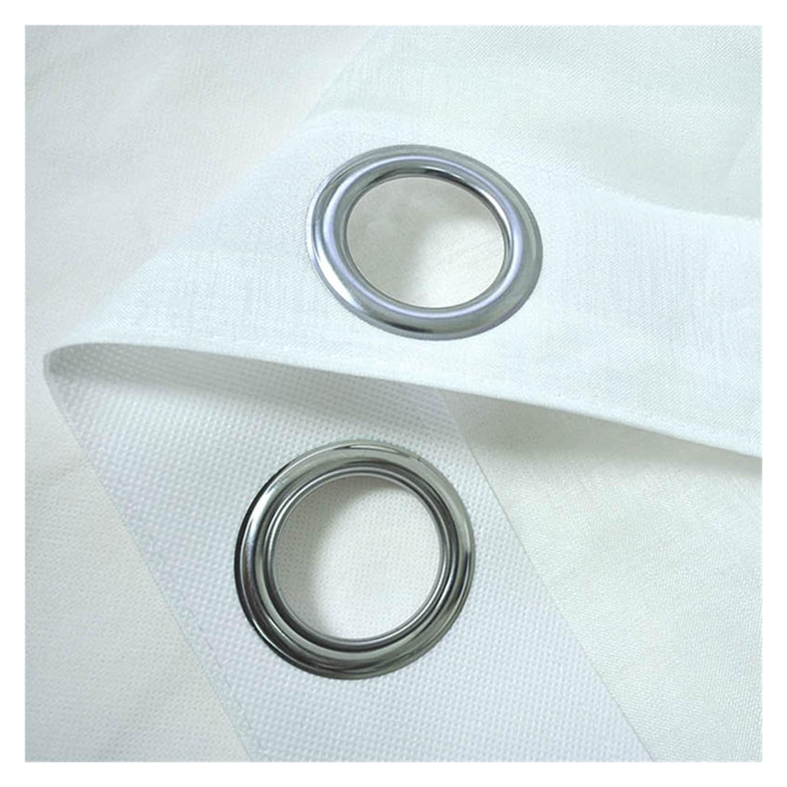 Anelli in Metallo Argentato for Intestazione della Tenda Tenda sospesa all'Ingrosso Occhielli in Metallo economici Accessori passacavo wanglan(60 Pair)