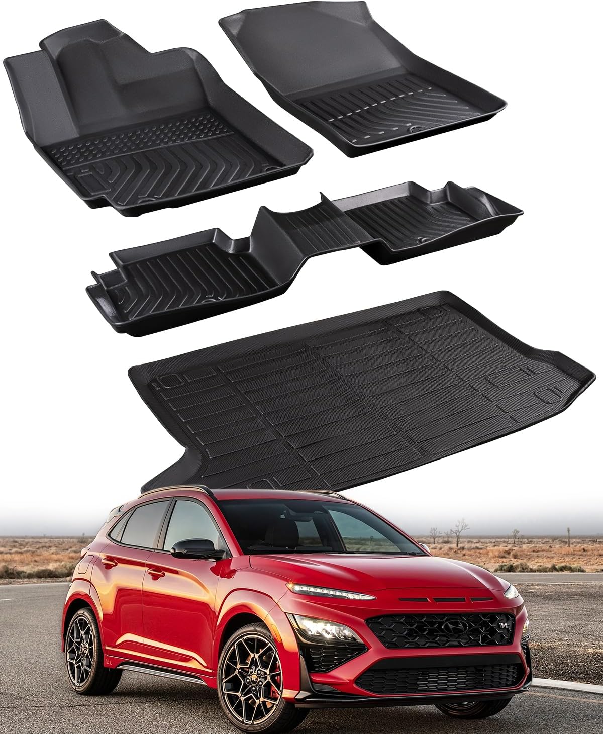 ANBINGO Floor Mats Custom for 2024 Hyundai Kona Electric