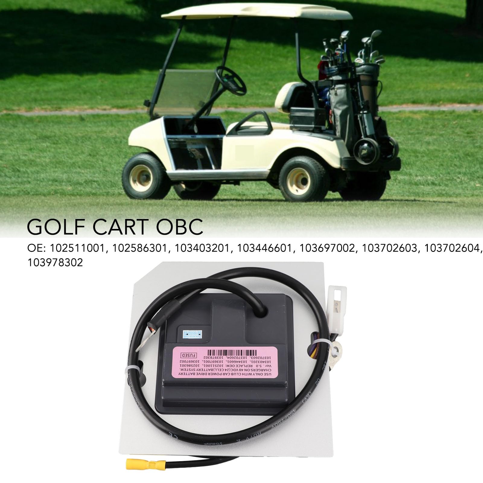 Golfwagen Bordcomputer OBC Club Car 48V Precedent 2004 und Höher 48V 102511001, 102586301, 103403201, 103446601, 103697002, 103702603, 103702604, 103978302