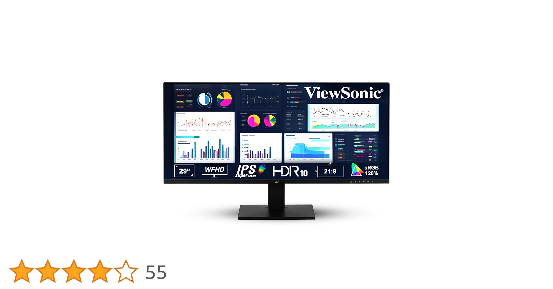 ViewSonic VA2932-MHD 29'' WFHD IPS Monitor with Frameless