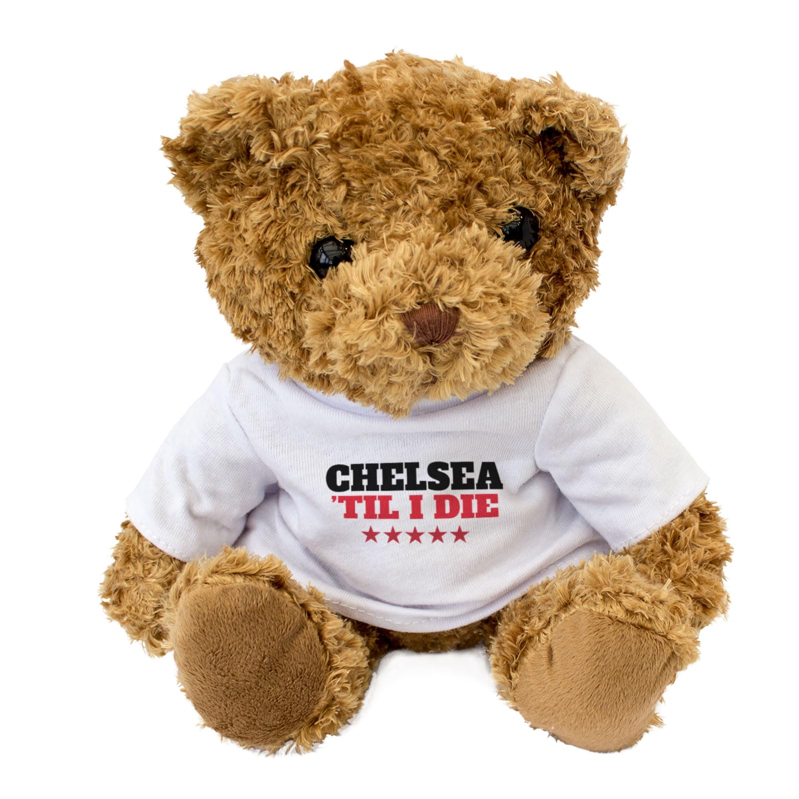 Big Red Egg CHELSEA TIL I DIE - Teddy Bear - Cute Soft Cuddly Adorable - Gift Present, Brown - Image 2