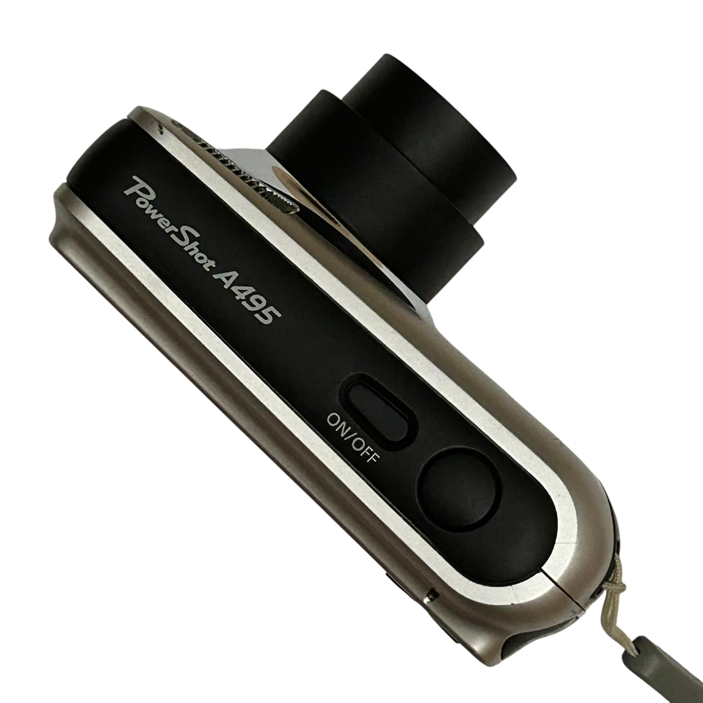 【動作確認済み】CANON POWERSHOT A495 PC1470 単三電池 Canon PowerShot A495 シルバー 単3電池駆動 - メルカリ