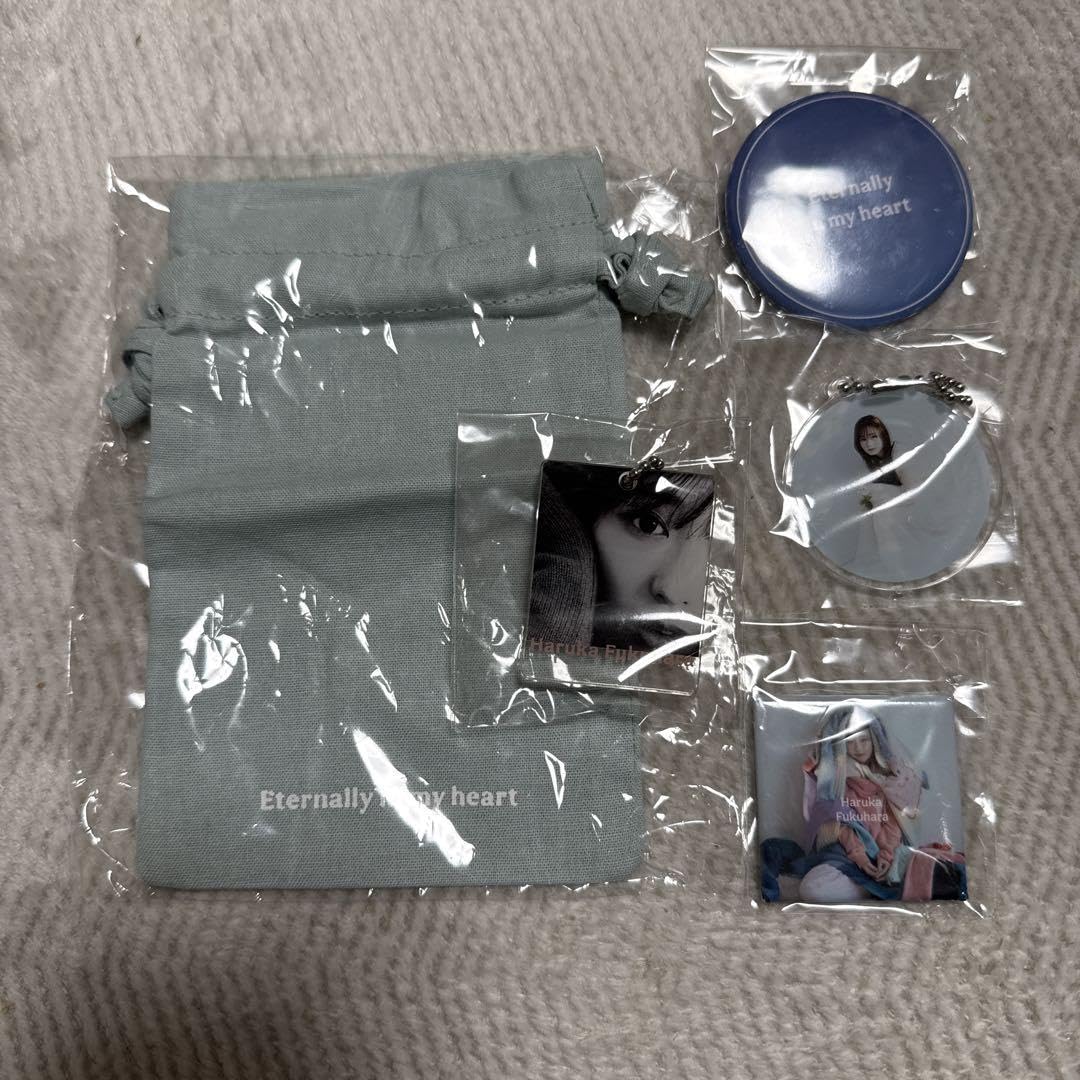 Haruka Fukuhara Fan Event Drawstring Can Badge Keychain Magnet Raw Photo