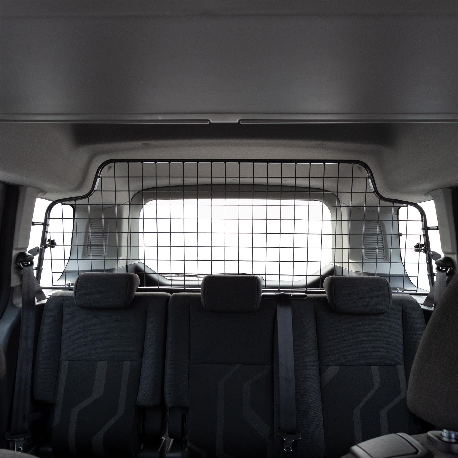 Travall Hundegitter für Ford Tourneo Connect 2013-2021, fahrzeugspezifisches Trenngitter für den Kofferraum aus Stahl, passgenau für sicheren Hundetransport