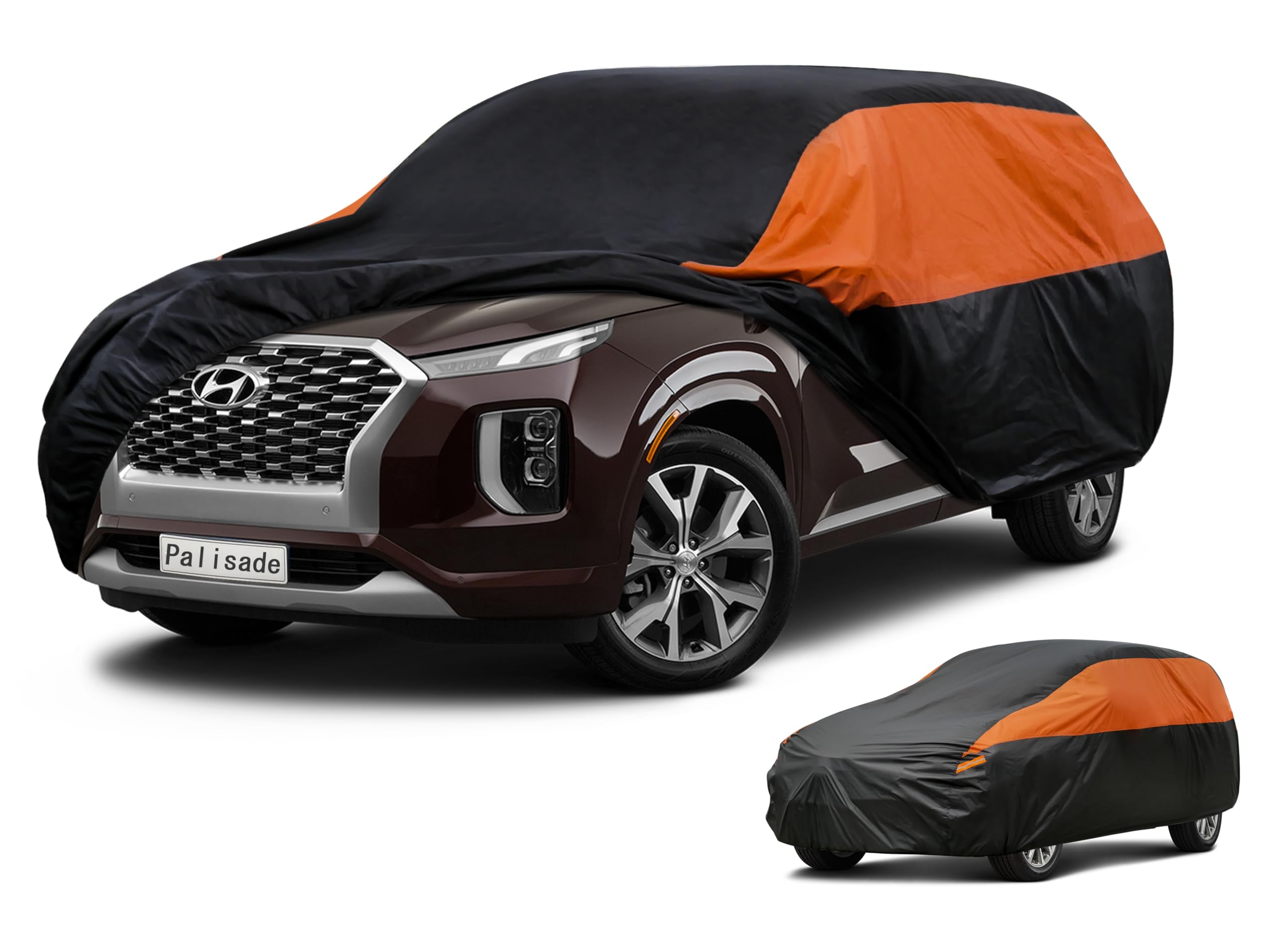 GUNHYI Car Cover Custom Fit Palisade Waterproof All Weather for Automobiles, Lightweight Full Exterior Cover Outdoor Sun UV Rain Dust Snow Wind Protection.