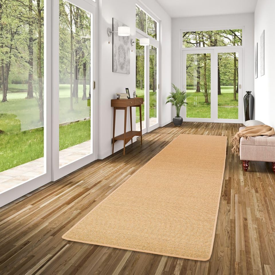 Snapstyle Sisal Natur Läufer Teppich Astra Nuss in 9 Größen