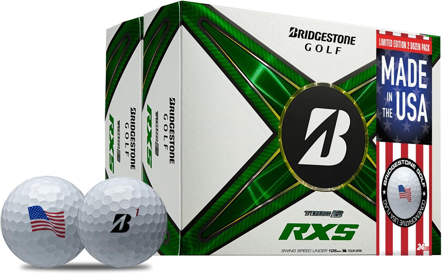 Bridgestone Golf Tour B RXS USA Double Dozen