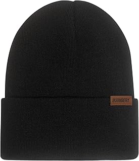 Boonbery Beanie Hat for Men and Women, Unisex Winter Hat, Knitted Hat, Classic Design, Soft, Thin Hat, Ideal for All Seasons