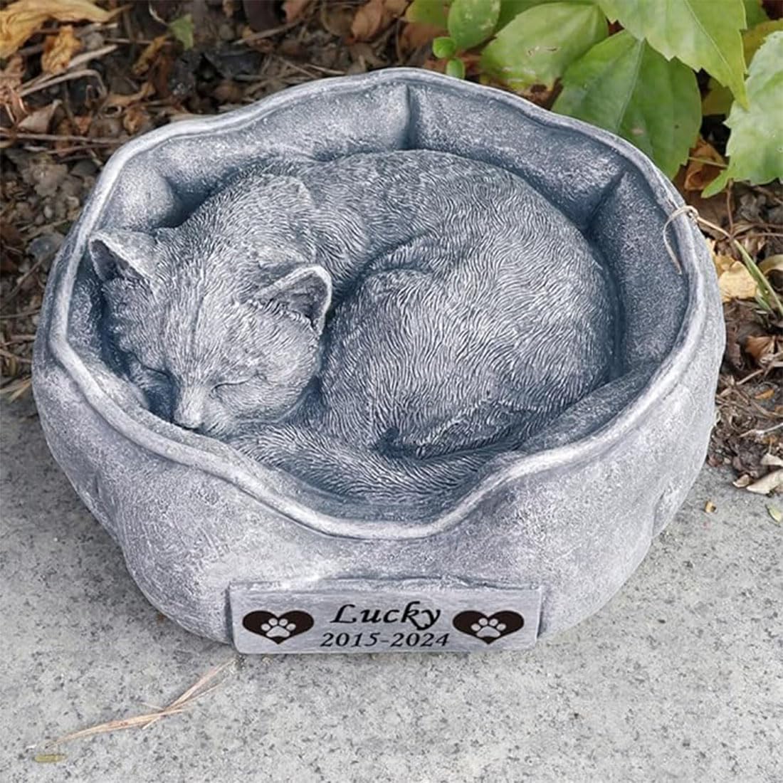 Pietra commemorativa del Gatto Personalizzata Marcatore di Tomba Lapide Giardino Regali Perdita