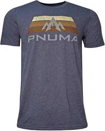 Pnuma Outdoors Topo Tee Shirt, Military Green OD, Crew Neck, 60% Cotton