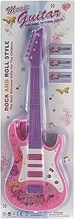 جيتار كهربائي للأطفال من Next Store - لعبة موسيقية بتصميم الروك آند رول، مزود بأضواء وأصوات، تعليمي تفاعلي، يساعد على تنمية المهارات الموسيقية، مثالي للعب التخيلي