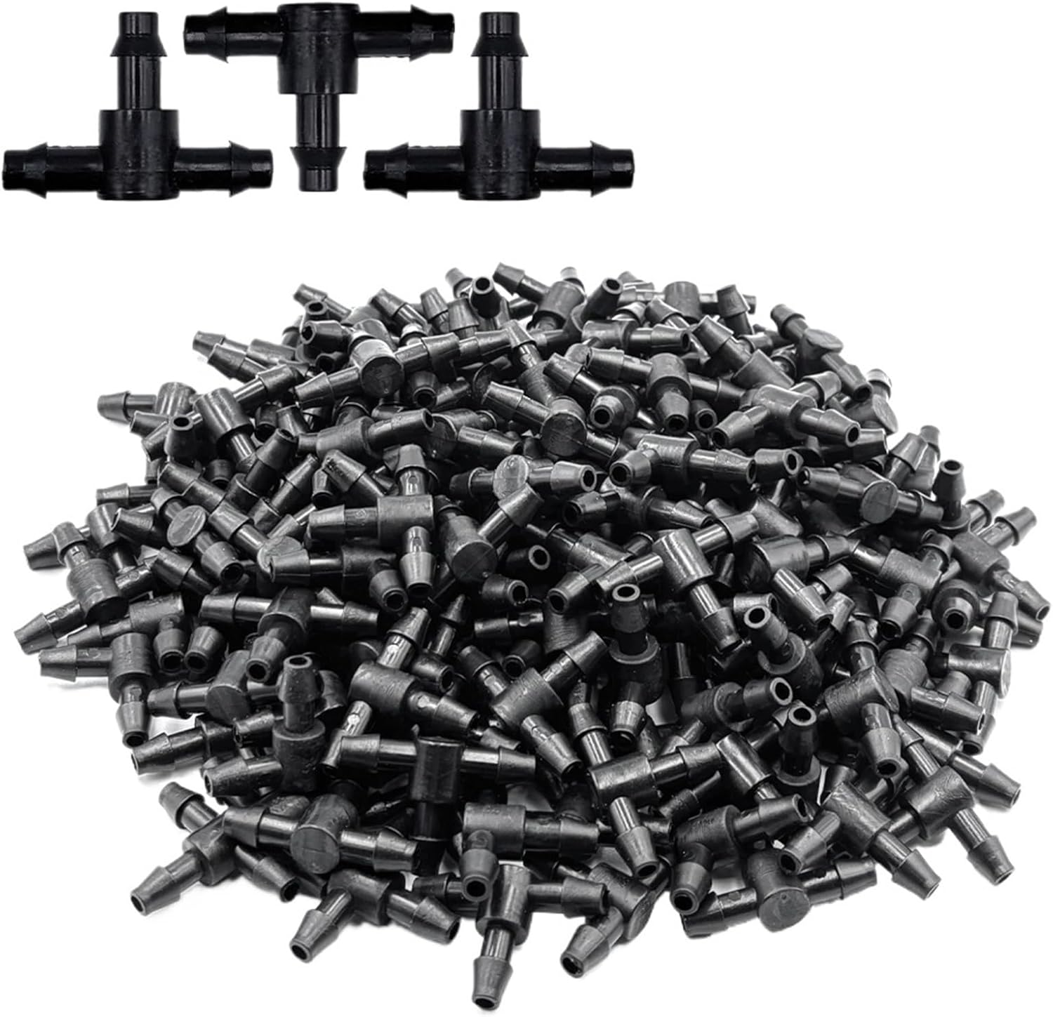 DIY 4/7mm PVC Watering Hose Micro Irrigation Pipe Drip Watering Kits with Adjustable Drippers Punch Tool(5M)