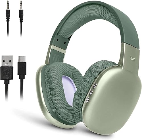 Miniatura 12 de iJoy - Auriculares ultra inalámbricos con micrófono, auriculares Bluetooth inalámbricos recargables sobre la oreja con 10 horas de reproducción,